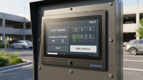 Τελευταίες εταιρικές λύσεις σχετικά με Building Smarter Parking Systems with an 18.5 Inch All In One PC
