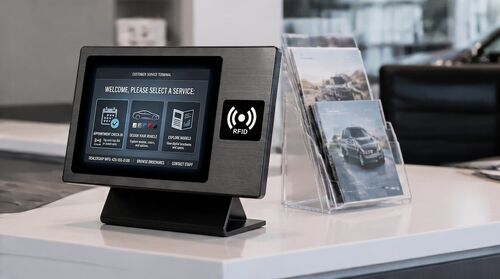 Τελευταίες εταιρικές λύσεις σχετικά με Industrial All-in-One PC Solution for Automotive 4S Stores