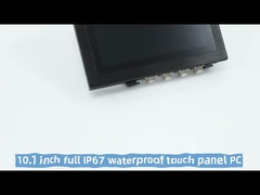Εικόνα LCD IP65 Αδιάβροχο Πίνακα αφής PC Με υψηλή φωτεινότητα 1000 Cd/M2