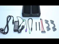 PCIE Χωρίς ανεμιστήρα Βιομηχανικός Μίνι Πικ Intel I5 I7 GPIO LPT 6 COM 2 Lans 8 USB Box