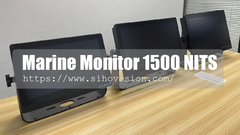 Θαλάσσια οθόνη LCD 1500 NITS IP67 αδιάβροχη με οθόνη αφής