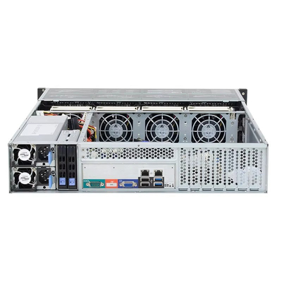 Καλή τιμή 100-240 V AC IN 2u Rack NAS Server με 16 DDR4 Slots 4 PCI-E3.0X16 Slots 2 PCI-E3.0X8 Slots 12 3.5 SATA Bays on-line