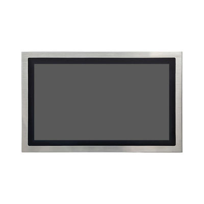 Καλή τιμή 23.8 ιντσών οθόνη Lcd από ανοξείδωτο χάλυβα με 10 σημεία χωρητική οθόνη αφής υποστήριξης τοίχου on-line