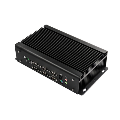 Χαμηλής ισχύος Fanless ενσωμάτωσε το βιομηχανικό υπολογιστή 9V - σημείο εισόδου 4 GbE RJ45 GPIO υποστήριξης 36V