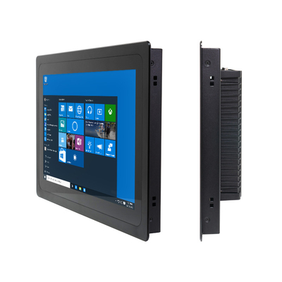 Το της μεγάλης οθόνης ενσωματωμένο Fanless PC επιτροπής αφής/το βιομηχανικό PC Linux λεπταίνει το σχέδιο