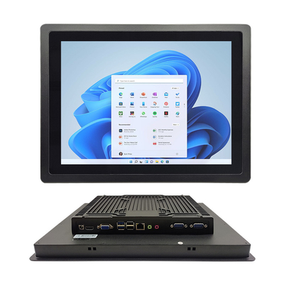 DC 12V ενσωματωμένο πίνακα αφής PC εμπρός IP65 Αδιάβροχο με Gigabit Ethernet