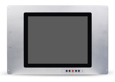 Καλή τιμή Βιομηχανικό μπροστινό OSD πλαισίων LCD 17 ίντσας ανοικτό κουμπί οργάνων ελέγχου με τους λιμένες M12 on-line