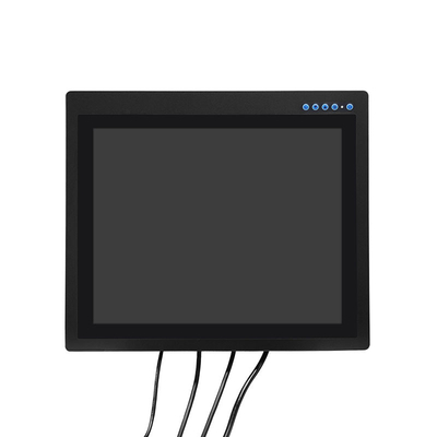 Καλή τιμή 17 ιντσών Πλήρης IP65 1000 Νιτς Βιομηχανική οθόνη αφής Οπτική σύνδεση BNC Εισόδου βίντεο on-line