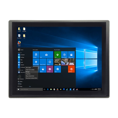 Καλή τιμή Dustproof βιομηχανικό PC επιτροπής αφής, τραχύ όλοι σε μια φωτεινότητα ίντσας 400cd/m2 PC 17 on-line