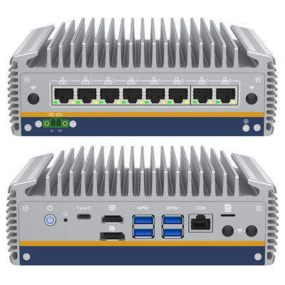 Καλή τιμή 14η γενιά Core Ultra i5/i7 Network Security Μίνι PC 8*Intel I226 LAN X86 Βιομηχανικό Firewall Router Pfsense Μίνι PC on-line