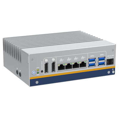 Καλή τιμή Χωρίς ανεμιστήρα Mini PC 2* DP Display Port 4* Gigabit Ethernet Intel i210-AT Intel I219-LM DIN-Rail Mounting Embedded BOX PCs on-line