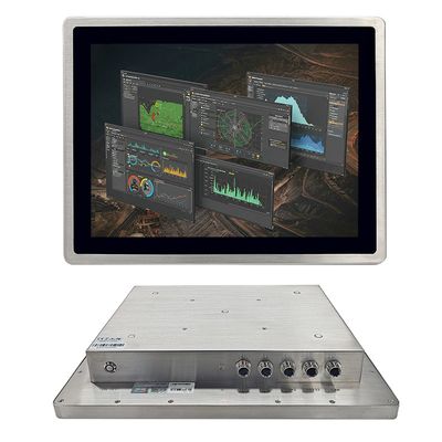 Ανθεκτικό Tablet PC All In One IP69K Αδιάβροχο Οπτικής Σύνδεσης Οθόνη αφής 15 ιντσών Intel Celeron J4125 8GB DDR4 128GB SSD