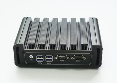 Καλή τιμή Της Intel I7-7500U διπλό PC 6 USB 2 λιμένας 2 COM RS232 μικροϋπολογιστών πυρήνων βιομηχανικό Ethernet on-line