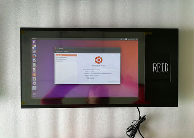 3G η ενότητα ενσωμάτωσε την οθόνη επαφής Ubuntu OS ίντσας PC επιτροπής αφής 15.6 με τον αναγνώστη RFID