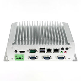 Ενσωματωμένο Fanless βιομηχανικό μίνι PC υπολογιστών J1900 με 6xCOM