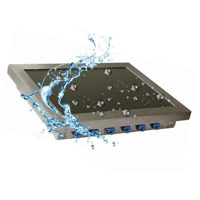 Το βιομηχανικό RAM 8G 256G SSD IP65 PC Intel I3-3217U επιτροπής στεγανοποιεί 24 ίντσα ανθεκτικό
